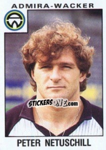 Cromo Peter Netuschill - Österreichische Fußball-Bundesliga 1984-1985 - Panini