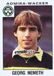 Sticker Georg Nemeth - Österreichische Fußball-Bundesliga 1984-1985 - Panini