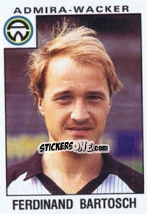 Sticker Ferdinand Bartosch - Österreichische Fußball-Bundesliga 1984-1985 - Panini