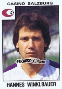 Cromo Hannes Winklbauer - Österreichische Fußball-Bundesliga 1984-1985 - Panini