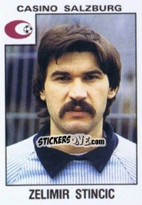 Sticker Zelimir Stincic - Österreichische Fußball-Bundesliga 1984-1985 n. 60 - Panini