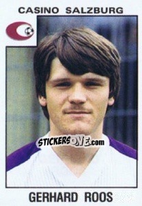 Sticker Gerhard Roos - Österreichische Fußball-Bundesliga 1984-1985 n. 63 - Panini