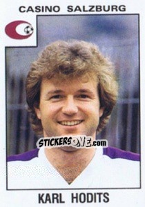 Sticker Karl Hodits - Österreichische Fußball-Bundesliga 1984-1985 - Panini