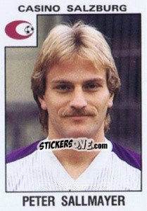 Sticker Peter Sallmayer - Österreichische Fußball-Bundesliga 1984-1985 - Panini