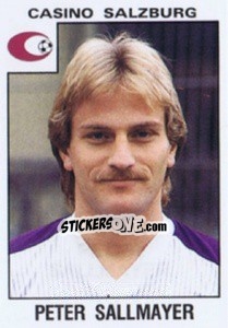 Sticker Peter Sallmayer - Österreichische Fußball-Bundesliga 1984-1985 n. 65 - Panini