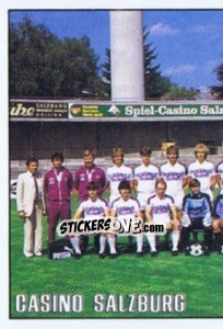 Sticker Mannschaft (puzzle 1) - Österreichische Fußball-Bundesliga 1984-1985 - Panini