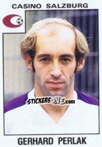 Sticker Gerhard Perlak - Österreichische Fußball-Bundesliga 1984-1985 n. 71 - Panini