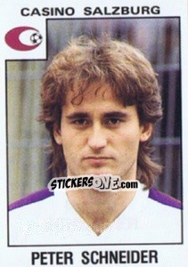 Sticker Peter Schneider - Österreichische Fußball-Bundesliga 1984-1985 - Panini
