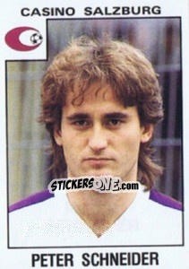 Cromo Peter Schneider - Österreichische Fußball-Bundesliga 1984-1985 - Panini