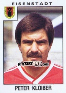 Cromo Peter Kloiber - Österreichische Fußball-Bundesliga 1984-1985 - Panini