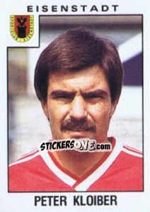 Cromo Peter Kloiber - Österreichische Fußball-Bundesliga 1984-1985 n. 80 - Panini
