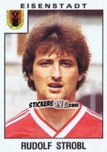 Cromo Rudolf Strobl - Österreichische Fußball-Bundesliga 1984-1985 - Panini