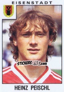 Cromo Heinz Peischl - Österreichische Fußball-Bundesliga 1984-1985 - Panini