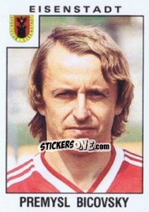 Cromo Premysl Bicovsky - Österreichische Fußball-Bundesliga 1984-1985 - Panini