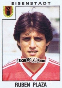 Sticker Ruben Plaza - Österreichische Fußball-Bundesliga 1984-1985 - Panini