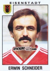 Cromo Erwin Schneider - Österreichische Fußball-Bundesliga 1984-1985 n. 89 - Panini