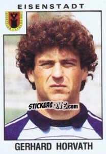 Figurina Gerhard Horvath - Österreichische Fußball-Bundesliga 1984-1985 n. 92 - Panini