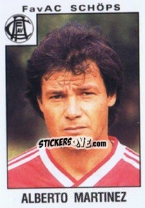 Cromo Alberto Martinez - Österreichische Fußball-Bundesliga 1984-1985 - Panini