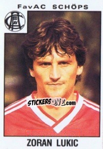 Sticker Zoran Lukic - Österreichische Fußball-Bundesliga 1984-1985 - Panini