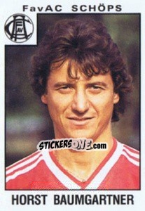 Sticker Horst Baumgartner - Österreichische Fußball-Bundesliga 1984-1985 - Panini