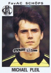 Cromo Michael Pleil - Österreichische Fußball-Bundesliga 1984-1985 - Panini