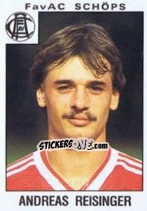 Sticker Andreas Reisinger - Österreichische Fußball-Bundesliga 1984-1985 - Panini