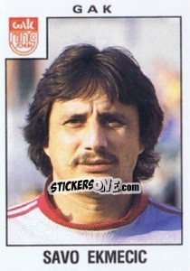 Figurina Savo Ekmecic - Österreichische Fußball-Bundesliga 1984-1985 - Panini