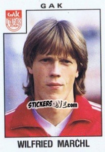 Figurina Wilfried Marchl - Österreichische Fußball-Bundesliga 1984-1985 n. 121 - Panini