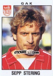 Cromo Sepp Stering - Österreichische Fußball-Bundesliga 1984-1985 - Panini