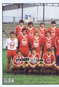 Sticker Mannschaft (puzzle 1) - Österreichische Fußball-Bundesliga 1984-1985 n. 124 - Panini