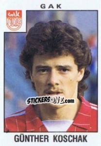 Sticker Günther Koschak - Österreichische Fußball-Bundesliga 1984-1985 - Panini