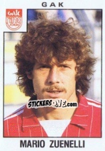Figurina Mario Zuenelli - Österreichische Fußball-Bundesliga 1984-1985 n. 128 - Panini
