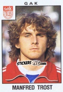 Sticker Manfred Trost - Österreichische Fußball-Bundesliga 1984-1985 - Panini