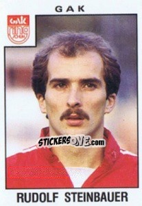 Cromo Rudolf Steinbauer - Österreichische Fußball-Bundesliga 1984-1985 - Panini