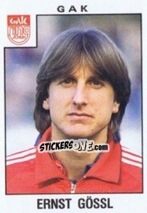 Figurina Ernst Gössl - Österreichische Fußball-Bundesliga 1984-1985 n. 132 - Panini