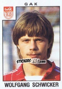 Cromo Wolfgang Schwicker - Österreichische Fußball-Bundesliga 1984-1985 - Panini