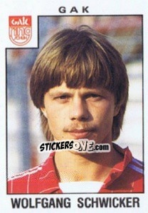 Figurina Wolfgang Schwicker - Österreichische Fußball-Bundesliga 1984-1985 n. 133 - Panini