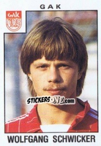 Figurina Wolfgang Schwicker - Österreichische Fußball-Bundesliga 1984-1985 - Panini