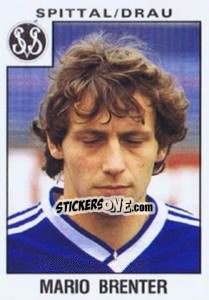 Sticker Mario Brenter - Österreichische Fußball-Bundesliga 1984-1985 - Panini