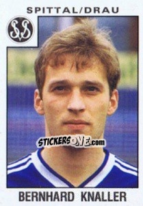 Sticker Bernhard Knaller - Österreichische Fußball-Bundesliga 1984-1985 - Panini