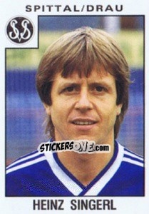 Cromo Heinz Singerl - Österreichische Fußball-Bundesliga 1984-1985 - Panini