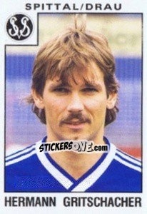 Sticker Hermann Gritschacher - Österreichische Fußball-Bundesliga 1984-1985 - Panini