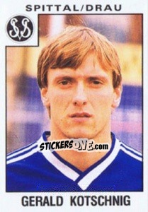 Sticker Gerald Kotschnig - Österreichische Fußball-Bundesliga 1984-1985 n. 151 - Panini
