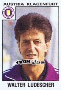 Sticker Walter Ludescher - Österreichische Fußball-Bundesliga 1984-1985 - Panini