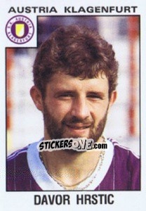 Figurina Davor Hrstic - Österreichische Fußball-Bundesliga 1984-1985 n. 173 - Panini