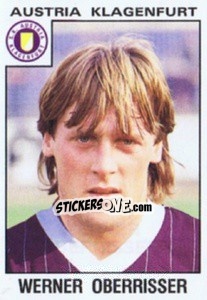 Cromo Werner Oberrisser - Österreichische Fußball-Bundesliga 1984-1985 n. 175 - Panini