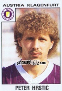 Sticker Peter Hrstic - Österreichische Fußball-Bundesliga 1984-1985 - Panini