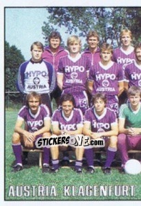Figurina Mannschaft (puzzle 1) - Österreichische Fußball-Bundesliga 1984-1985 - Panini