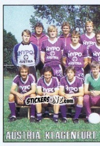 Figurina Mannschaft (puzzle 1) - Österreichische Fußball-Bundesliga 1984-1985 n. 178 - Panini