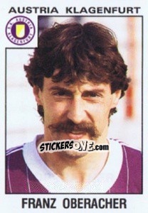 Sticker Franz Oberacher - Österreichische Fußball-Bundesliga 1984-1985 n. 181 - Panini